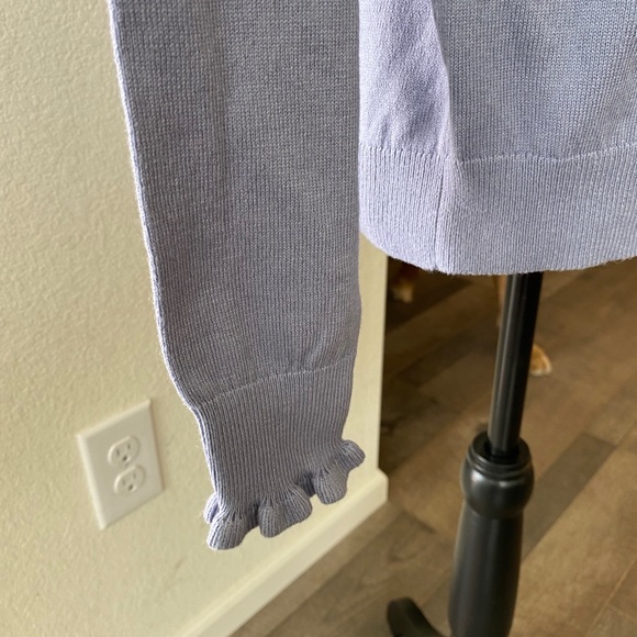 NWT Boden Ruffled Mock Neck Sweater - Picture 4 of 6